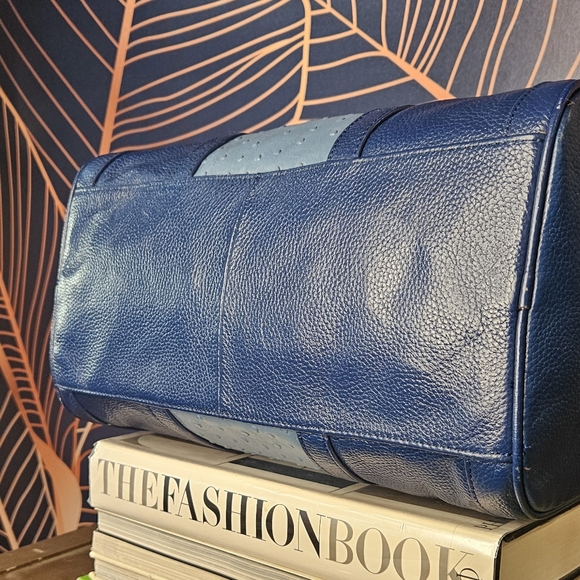 MAXINE COUTURE VINTAGE PEBBLED LEATHER DOCTOR HANDBAG - Picture 4 of 9